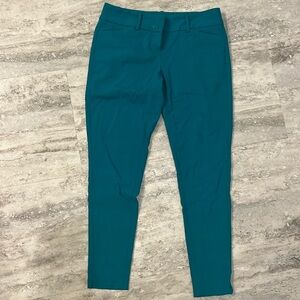 Teal slacks from the limited